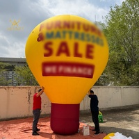 Ballon publicitaire gonflable géant facile à installer pour la décoration de magasins de meubles et de centres commerciaux