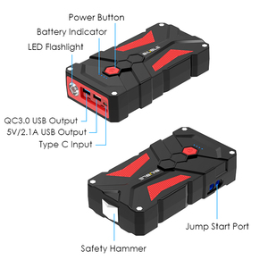<span class=keywords><strong>Arrancador</strong></span> de Coches, Banco de Energía de 1500 mAh, <span class=keywords><strong>Arrancador</strong></span> de Velocidad Máxima, <span class=keywords><strong>Arrancador</strong></span> de Vehículos de 1000 Amperios - Product Image 5