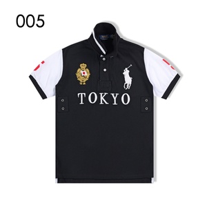 <span class=keywords><strong>Polo</strong></span> pour hommes 100 % coton, broderie personnalisée de haute qualité, T-shirts décontractés Ralphes, Polos de marque City, Hauts Laurenes - Product Image 4