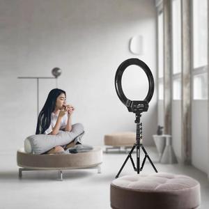 <span class=keywords><strong>AFI</strong></span> 16 ''Photographie Maquillage Tik Tok Led Anneau Lumineux pour Prise de Vue Vidéo, Portrait, Vlog, Selfie - Product Image 2