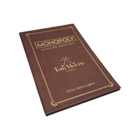 Jeu de société de luxe personnalisé St Andrews Deluxe Bespoke Monopoly sous licence, pour adultes et enfants, personnalisable pour la famille