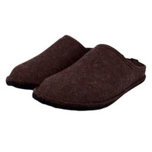 Wholesale Light Weight Men's Felt Slippers Round Toe Anti Slip Latex <b>Sole</b> <b>Soft</b> Indoor House <b>Shoes</b> for Winter Daily Home Use - Product Image 1