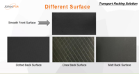 Palette industrielle en plastique JahooPak à simple face, entrée bidirectionnelle, en PP/HDPE, surface antidérapante, gain de place et économie de coûts