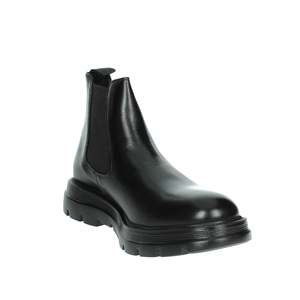 Botas de Media Caña para Hombre Kebo BM6020, Botas Negras de Cuero Estilo Chelsea - Product Image 5