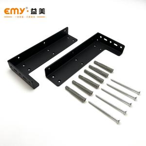 모던 아이언 월 고정형 서스펜션 선반 TV 캐비닛 L자형 숨겨진 행잉 브래킷 - Product Image 1