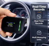 Sensor de Celda de Combustible Airsense H3 Mini, Venta al por Mayor de Fábrica, Sensor Electroquímico de Precisión, Pantalla LCD Digital de Litio, Alcoholímetro