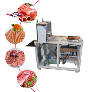 Cortadora de carne comercial de alta calidad, rollos de cordero, cortadora de carne eléctrica, Cortadora automática de carne congelada - Product Image 1