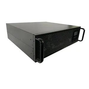 UPS-estante de montaje en línea de 19 ", 3kva ~ 6kva 48V DC 230V AC, ups en línea 6kva con función de carga