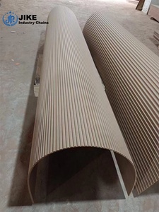 Xây dựng ván khuôn linh hoạt tấm gỗ rãnh Panel tường uốn cong trang trí nội thất Hội Đồng Quản trị 3D gỗ Bảng điều chỉnh - Product Image 3