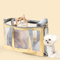 Sac de transport respirant pour animaux de compagnie, sac de voyage pour petits chiens et chats, voyages en plein air, accessoires de voyage pour animaux de compagnie, vêtements pour animaux de compagnie