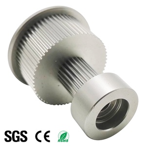 Pulley Sinkron Mesin CNC dari Paduan Aluminium, Pulley Timing Belt Nylon Mxl 3m 5m S3m S5m Gt2 T5 T10 AT5 AT10 untuk Penggunaan Industri - Product Image 1