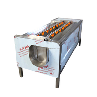 Industriële groente- en viswasmachine, schilmachine, wortelgroente- en fruitverwerkingsapparatuur, aardappelwasmachine, motor 304