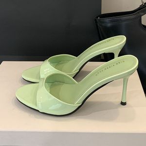 Zapatos Altos Altos Dama รองเท้าส้นสูงสีเขียวนีออนสำหรับผู้หญิงและผู้หญิง - Product Image 5