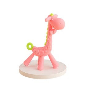Juguetes de Dentición de Jirafa para Bebés, de Silicona, 0-24 Meses, Mordedores para Bebés Unisex, Rosa, Amarillo, Verde, Rojo - Product Image 5