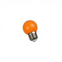 Ampoule LED G45 2700K Blanc Chaud Doux AC 85-265V Lumière de Jardin en Plastique Compatible E27 Économe en Énergie pour Patio Extérieur