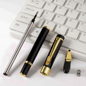 High Quality Business Gift Chinese Dragon Design Metal Fountain Tip <b>Pen</b> Promotional Heavy Ballpoint <b>Pens</b> with Business Writing - Product Image 5