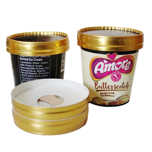 3oz 4oz 5oz 500ml logotipo personalizado impreso vasitos para helados - Product Image 2