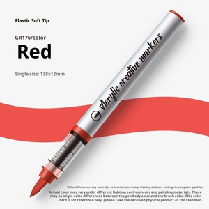 Marcadores Acrílicos para Estudiantes, Pinceles de Arte, Punta Suave para Niños, Secado Rápido, Juego de Rotuladores de <span class=keywords><strong>Acuarela</strong></span> Individuales, Marcador Acrílico - Product Image 6