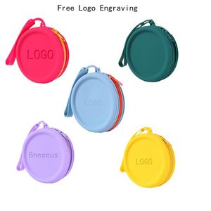 Multifunctional Silicone Coin Purse Free Logo Engraved, Lightweight Zipper Pouch for Keys <b>Lipsticks</b> Earphone Cable, in Stock - Product Image 2