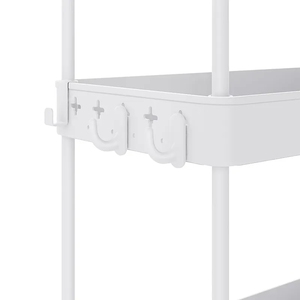 عربة تخزين متعددة الاستخدامات ذات 3 طوابق الأكثر شعبية لعام <span class=keywords><strong>2026</strong></span>، عربة تخزين نحيفة للمطبخ والحمام وغرفة المعيشة والمساحات الضيقة - Product Image 4