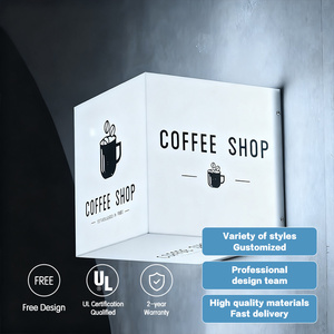 Trắng tấm Acrylic chân không hình thành khối và cuboids khung nhôm <span class=keywords><strong>LED</strong></span> hiển thị quảng cáo hộp Đèn - Product Image 5