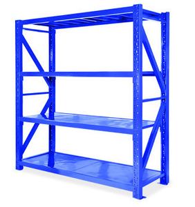 Hafif Hizmet Tipi ve Ağır Hizmet Tipi Depo ve Atölye Ortamları için Raflar Çelik Depolama Rafı Metal Depolama Raf Sistemi - Product Image 4