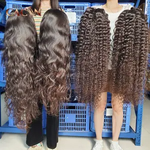 מחפש יקי תחרה מול פאות זול הטוב ביותר סביר נשים של טבעי שיער טבעי ברזילאי שיער 100% אדם שיער לא מעובד ארוך