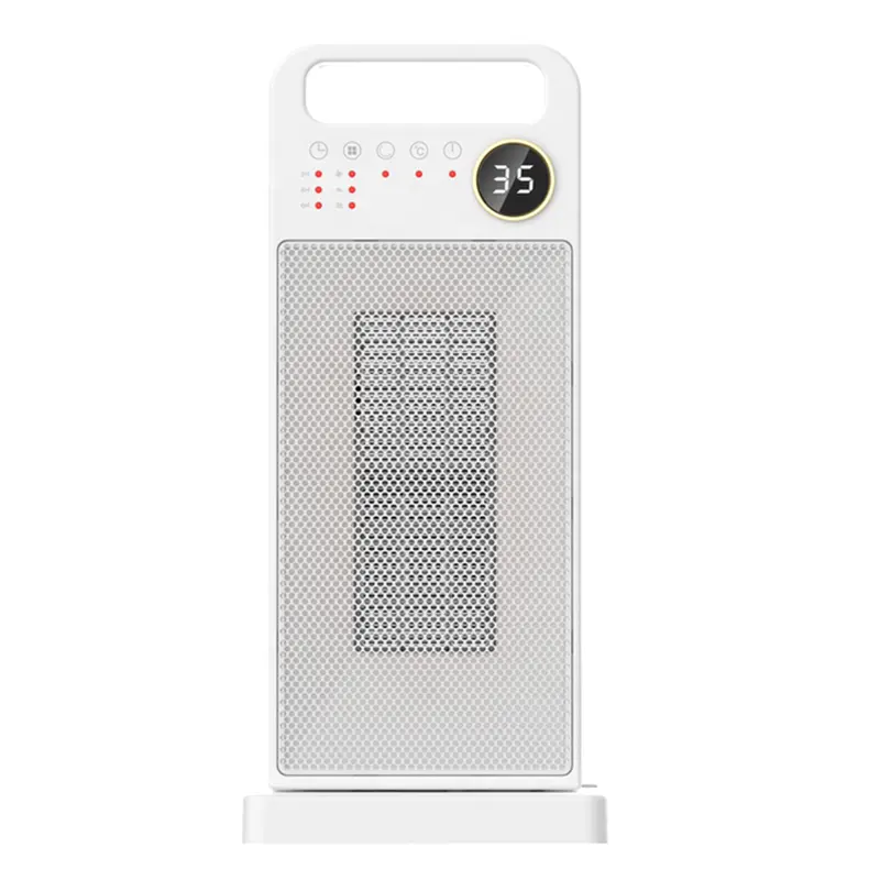2000W PTC Heater Remote Control Electric Touch Screen Electric Heater Household Vertical 120 Degree Shaking Head Room Heating