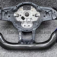 Volant de voiture en cuir carbone de qualité supérieure pour Volkswagen R-line Passat Golf Jetta Tiguan Polo Bora Arteon 2010-2025