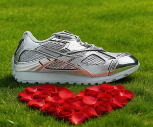 Chaussures de sport décontractées pour hommes en cuir véritable de luxe, antidérapantes, respirantes, à lacets - Product Image 1