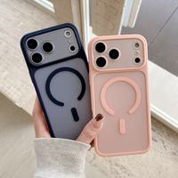 Étui de téléphone magnétique à double fonction anti-chute avec texture de peau d'orange populaire de l'usine BAILI pour iPhone 13 17 Pro Max
