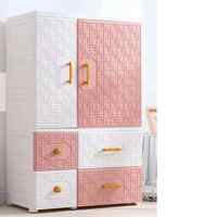 Armoire pour Vêtements de Bébé et Penderie en Tissu Temporaire