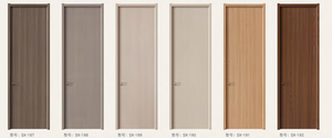 Puertas Interiores Modernas de Diseño Impermeable y Resistentes al Fuego, Material <span class=keywords><strong>MDF</strong></span>/WPC para Uso en Almacenes, Cocinas, Hoteles, Hospitales y Dormitorios - Product Image 5