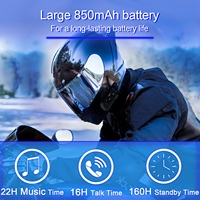 Untuk Sepeda Motor V7 ABS untuk Sistem Interkom Pintar dengan % Tahan Air, 7 Pengendara Terhubung & 2 Berbicara Secara Bersamaan