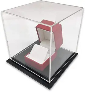 Acrylic Box With Lid Jewelry Display/ Merchandising/ Display Cube/ Storage Single Pack