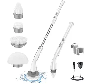 Điện quay Scrubber làm sạch bàn chải không dây làm sạch bàn chải Scrubber cho nhà