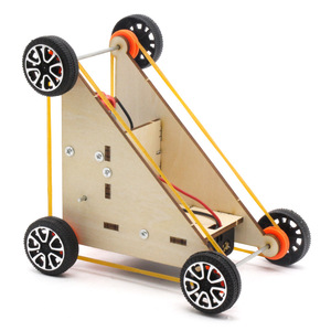 Kit éducatif de voiture tout-terrain à six roues en bois pour enfants, expérience scientifique, modèle de construction, jouet pour 7-9 ans - Product Image 4