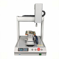 Machine de distribution entièrement automatique rotative 2D, compatible avec la colle froide et la colle thermofusible, haute précision 0,1 mm, rotation sur l'axe Y à 360°