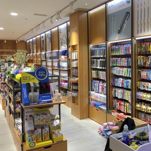 Espositore da Parete Rettangolare Multifunzione per <span class=keywords><strong>Cartoleria</strong></span>, Portapenne a Doppia Faccia, Scaffale Espositivo per Libreria - Product Image 3