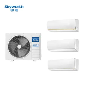 Skyworth 12000 18000 24000 Btu 50Hz 60Hz Multi Zone Inverter Heating and Cooling Wall Split Air Conditioners AC Mini Split Unit