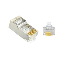 Passe à travers le connecteur Rg45 CAT5 FTP