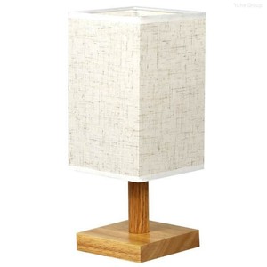 Lámpara de Escritorio de Estilo Nórdico de Madera Maciza con Pantalla de Metal, Lámpara de Noche LED Eléctrica, Lámpara de Noche con Carga USB - Product Image 6