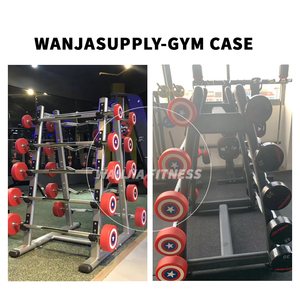 Équipement de gym, poids libres, musculation, haltères, <span class=keywords><strong>barre</strong></span> de musculation, haltères en polyuréthane, <span class=keywords><strong>barre</strong></span> fixe - Product Image 4