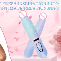 Vibrator-Stab mit 9 Frequenzen Wasserdichter USB-Massagestab Erwachsenen-Spielzeug Vibrator Sexspielzeug Lustprodukte
