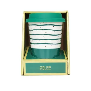 Rslee design tasse en céramique verte, tasse de fumée, tasse de mule de moscou