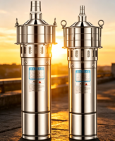Pompe submersible multi-étages en acier inoxydable, pompe de surpression, pompe à vide, pompe centrifuge haute pression, 2HP 4HP 220V 380V