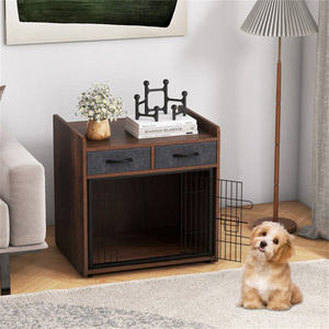 <span class=keywords><strong>Casa</strong></span> para Perros JX Moderna de Madera Maciza con Dos Espacios de Almacenamiento con Cajones. Se puede utilizar como mueble decorativo. - Product Image 1
