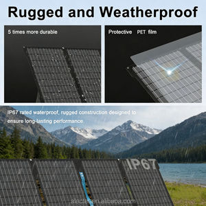 Panel Solar Portátil Plegable de Silicio Monocristalino de 60W, Cargador USB de 5V, 20% de Eficiencia, Mini Cargador para Exteriores - Product Image 6