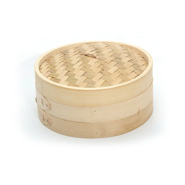 Ручная работа, сувениры, мини бамбуковая деревянная корзина для приготовления пищи, пароварка