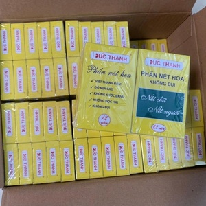 12pcs/box Clean Hands Dustless White <b>Chalk</b> Duc Thanh Calcium Carbonate Non Toxic Calligraphy Global B2B Wholesale - Product Image 6